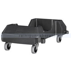 Fahrgestell Rubbermaid Slim Jim Schwarz