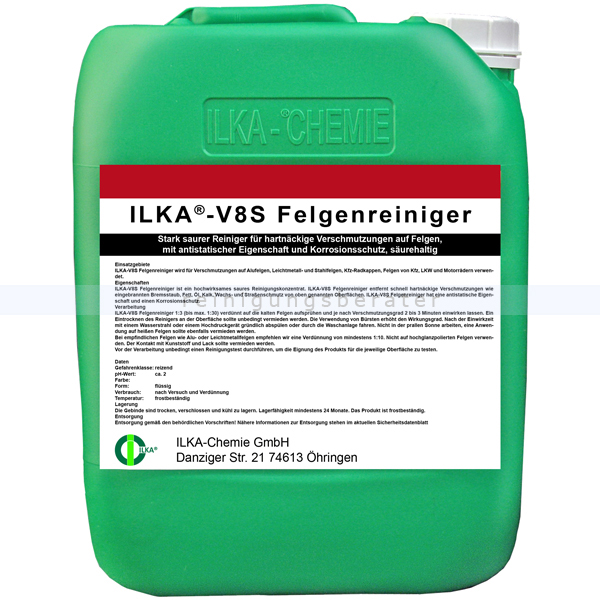 Felgenreiniger ILKA V8S 10 L