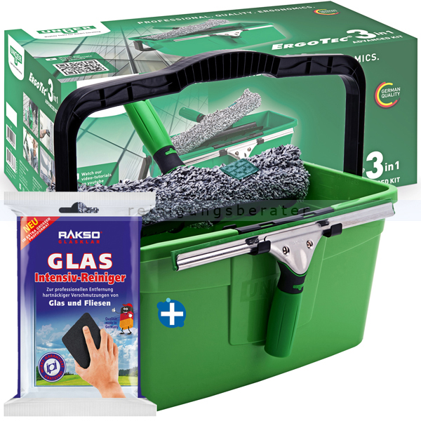 Fensterputz Set Glasreinigungs Set 5 teilig mit Handpad