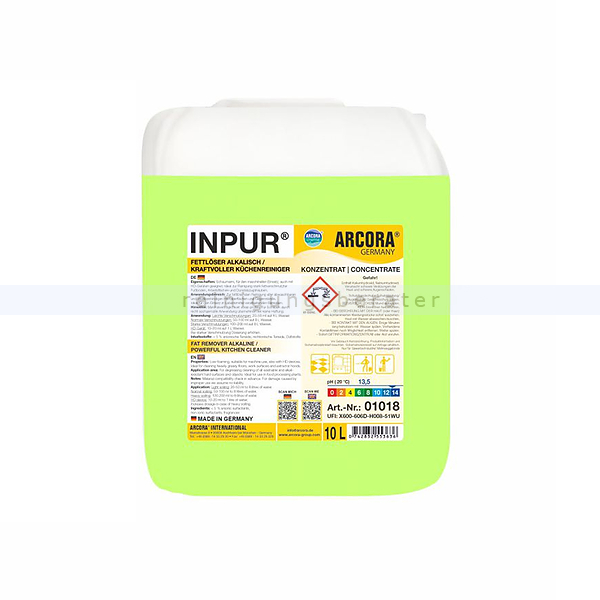 Fettlöser Arcora Inpur 10 L Küchenreiniger