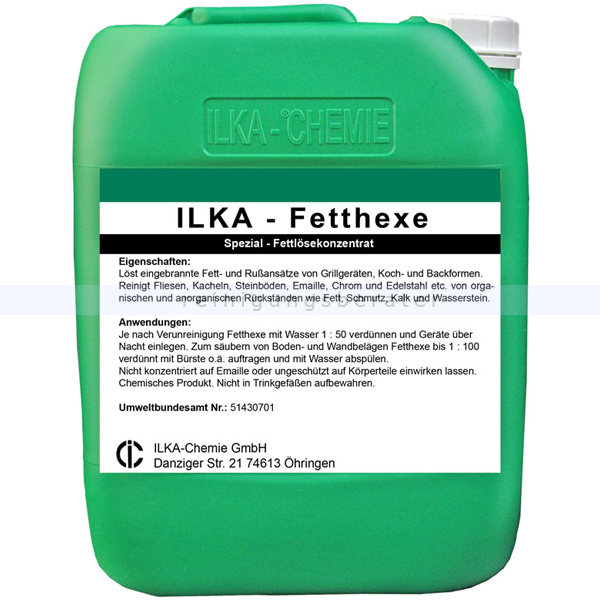 Fettlöser ILKA Fetthexe 10 L