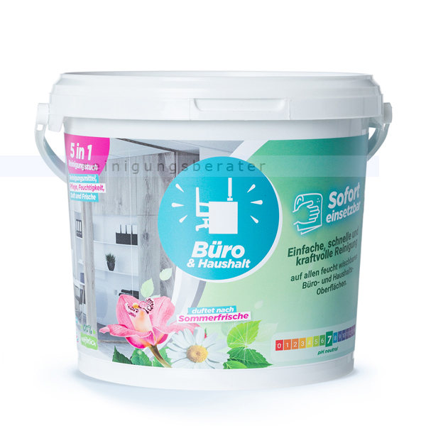 Feuchttuchspender CleaningBox 5-in-1 Büro & Haushalt 35 St.
