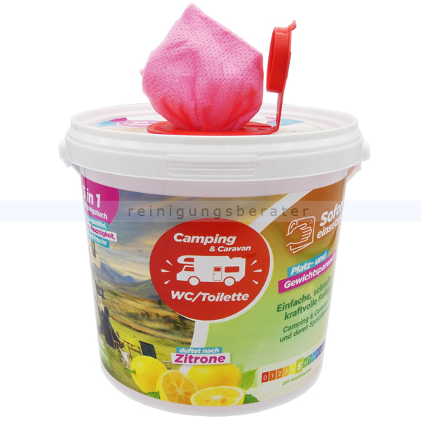 Feuchttuchspender CleaningBox 5-in-1 Camping & Caravan WC