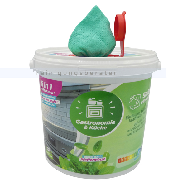 Feuchttuchspender CleaningBox 5-in-1 Gastro & Küche 35 Stück