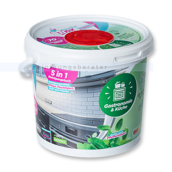 Feuchttuchspender CleaningBox 5-in-1 Gastro & Küche 70 St.
