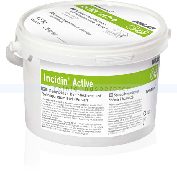 Flächendesinfektion Ecolab Incidin Active 1,5 kg