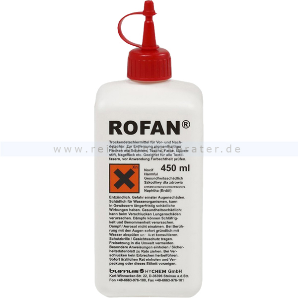 Fleckenentferner für Textilien Burnus Rofan 450 ml
