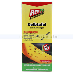 Fliegenfänger Reinex Insektenstop Gelbtafel 5 Stück