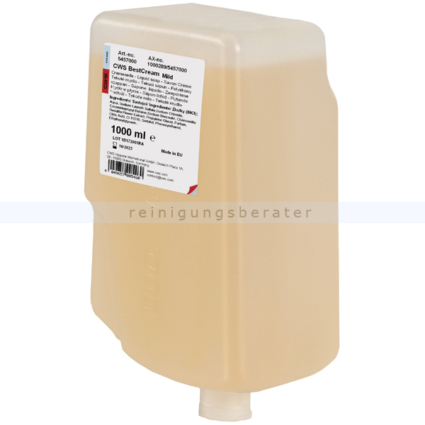 Flüssigseife CWS Best Cream mild 1 L