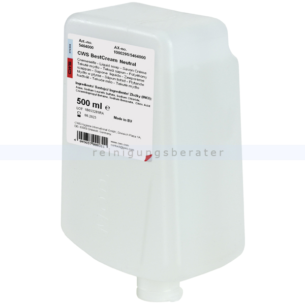 Flüssigseife CWS Best Cream neutral 500 ml