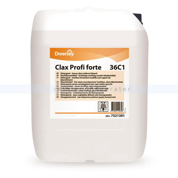 Flüssigwaschmittel Diversey Clax Profi Forte 36C1 W87 10 L