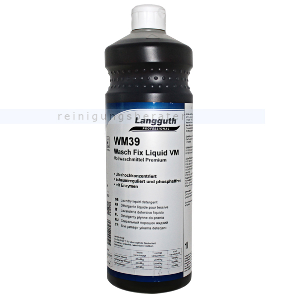 Flüssigwaschmittel Langguth Wasch Fix Liquid VM WM 39 1 L