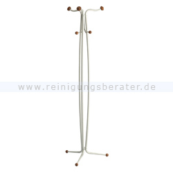 Garderobenständer Octopus, freistehend Silber