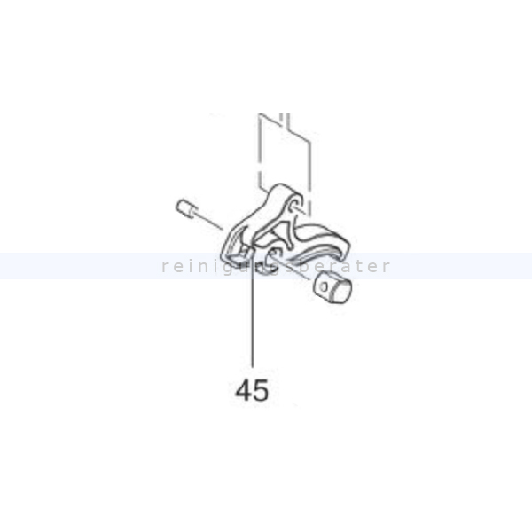 Gehäuseteil Floorwash Nr. 45 Dosierhebel