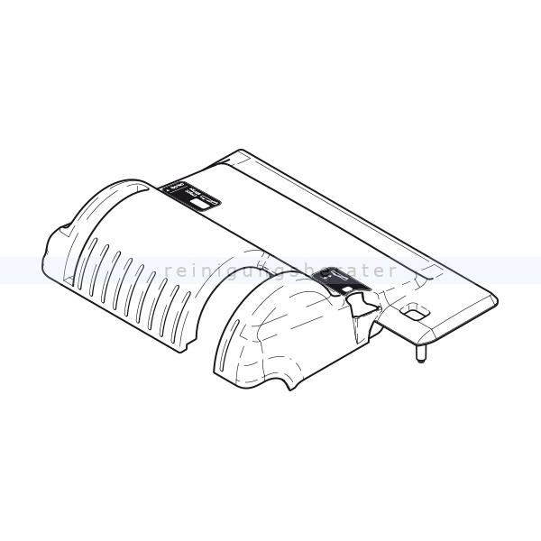 Gehäuseteil Sebo 350 Evolution Oberteil grauschwarz komplett