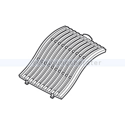 Gehäuseteil Sebo Ausblasgitter dunkelgrau