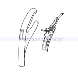 Gehäuseteil Sebo Dart Handgriff komplett