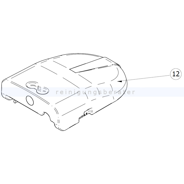 Gehäuseteile Lavor obere Abdeckung für Tank Speed 45 B