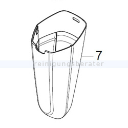 Gehäuseteile Nilfisk Staubbehälter