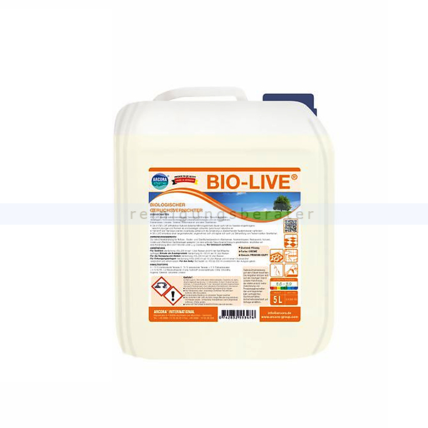 Geruchsentferner Arcora Bio-Live 5 L Geruchstilger