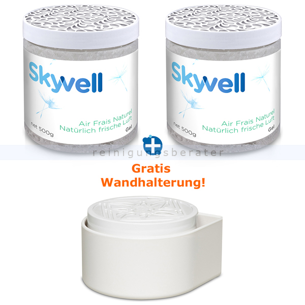 Geruchsentferner skyvell Air & Surface Gel 1kg im Set