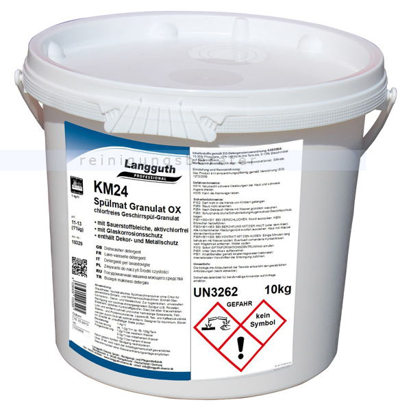 Geschirrspülpulver Langguth KM24 Spülmat OX 10 kg