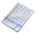 Zusatzbild Geschirrtuch Mopptex Baumwolltuch 50 x 70 cm 60g blau Karton