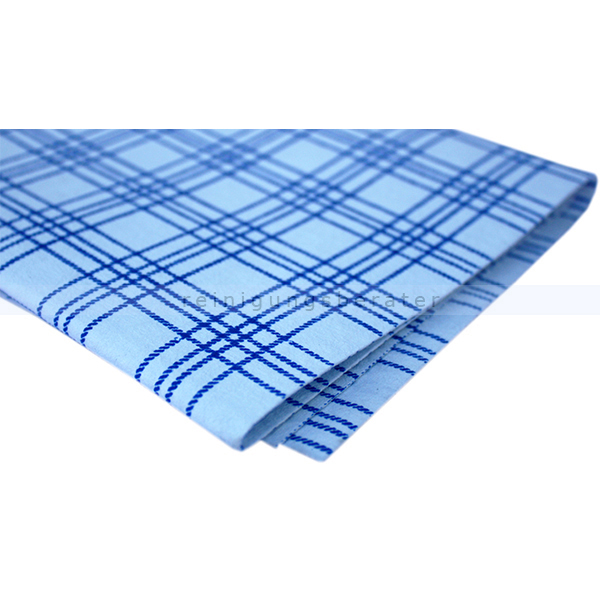 Geschirrtuch Vileda Microfaser Tea Towel weiß-blau 40x60 cm