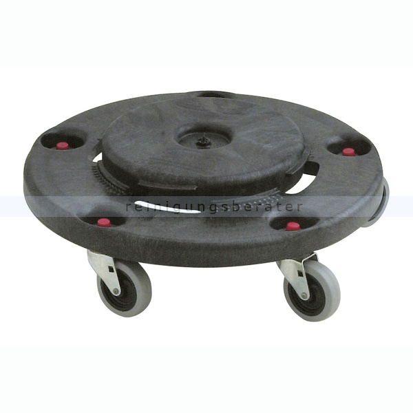 Gestell für Rubbermaid Brute Dolly Schwarz