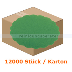 Glas- und Tassenuntersetzer Airlaid grün 9 cm