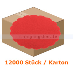 Glas- und Tassenuntersetzer Airlaid rot 9 cm