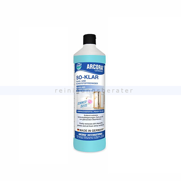 Glasreiniger Arcora So-Klar RTU 1 L Flasche