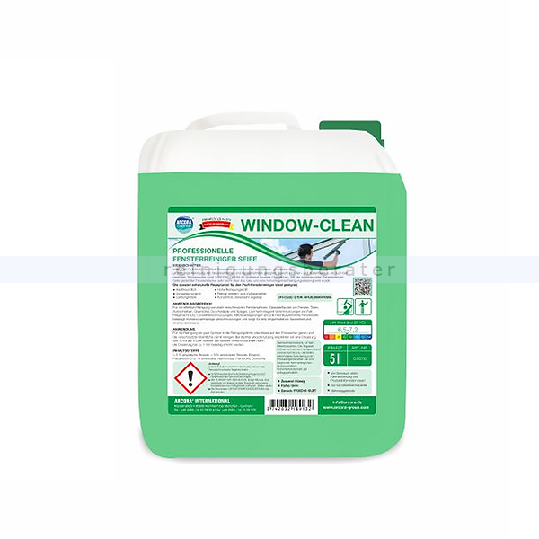 Glasreiniger Arcora Window-Clean 5 L Konzentrat