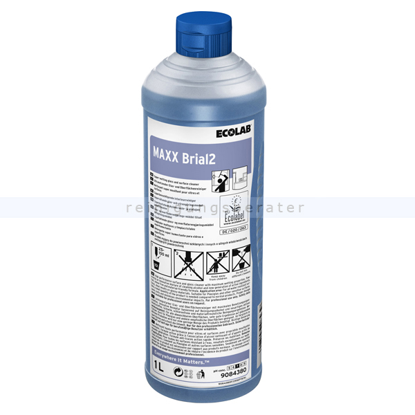 Glasreiniger Ecolab Maxx Brial2 1 L