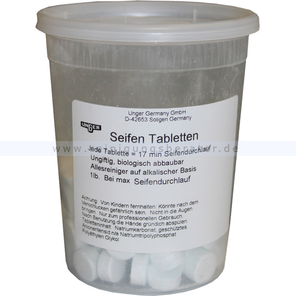 Glasreiniger Unger Hiflo Pille 64 Tabletten Pack