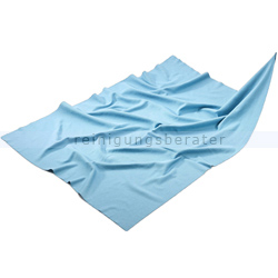 Glastuch Mega Clean Poliertuch Gläsertuch blau 50 x 70 cm