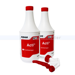 Grillreiniger Ecolab Acti 2 x 1 L Flasche mit Sprühkopf