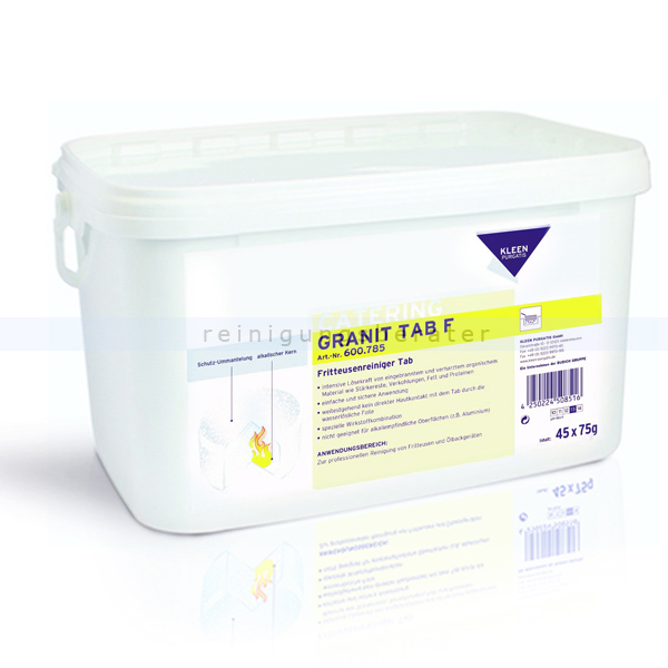 Grillreiniger Kleen Purgatis Fritteusenreiniger Granit Tab F