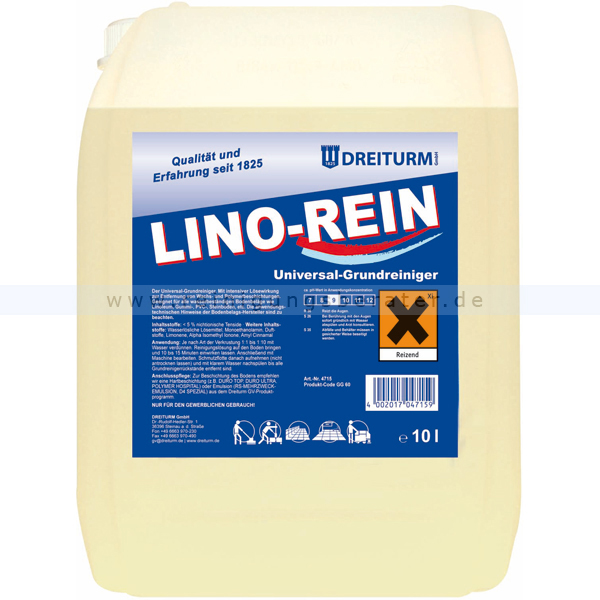 Grundreiniger Dreiturm Lino-Rein 10 L