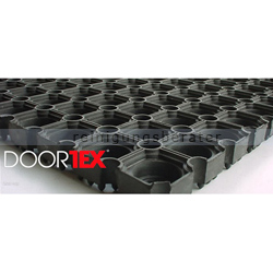 Gummiwabenmatte Doortex Octomat schwarz 100 x 150 cm