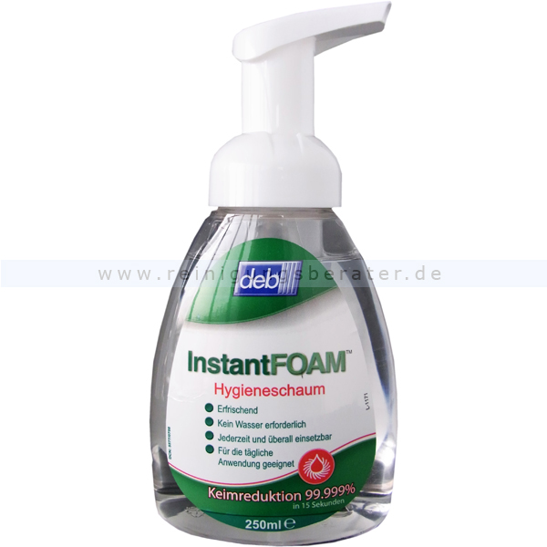 Händedesinfektion DEB InstantFoam Hygieneschaum 250 ml