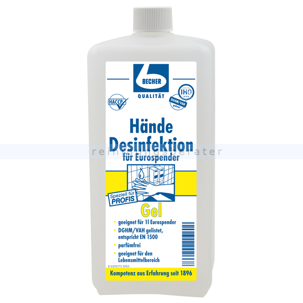 Händedesinfektion Dr. Becher Desinfektionsgel 1 L