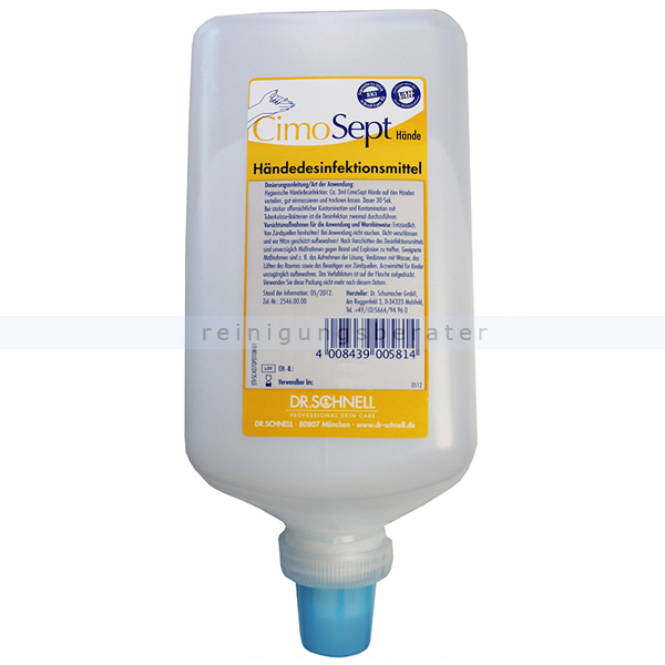 Händedesinfektion Dr. Schnell V System Cimo Sept Hände 1 L