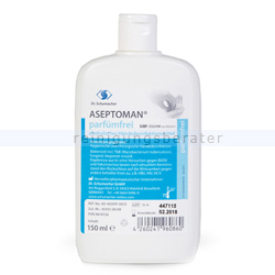 Händedesinfektion Dr. Schumacher Aseptoman® Parfümfrei 150ml