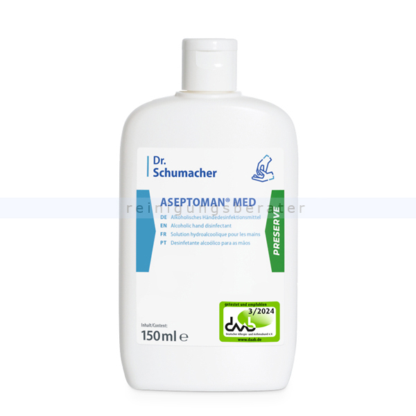 Händedesinfektion Dr. Schumacher Aseptoman med 150 ml