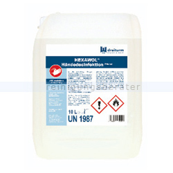 Händedesinfektion Dreiturm HEXAWOL 10 L