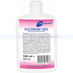 Händedesinfektion Meditrade Alcoman Gel 150 ml