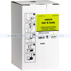 Händedesinfektion Plum Nature Hair & Body 4,2 l bag-in-box