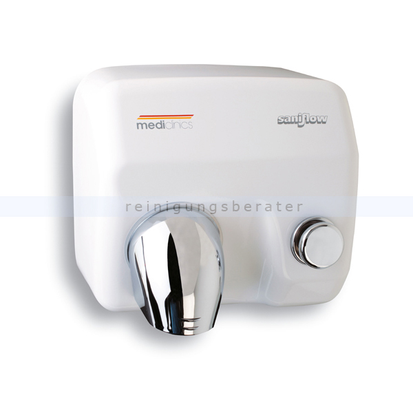 Händetrockner All Care Saniflow Stahl weiß 2250 W
