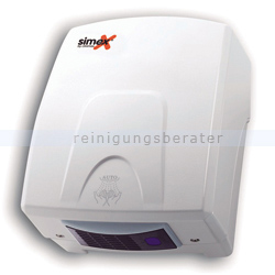 Händetrockner Simex Basicflow mit Sensor 1500 W, weißes ABS